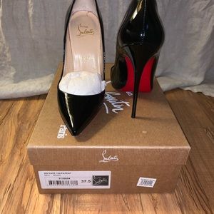 AUTH Christian Louboutin So Kate Pumps 37.5